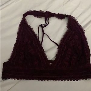 Maroon bralette